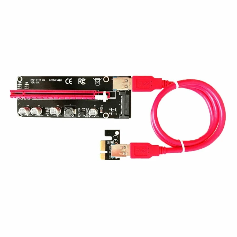 Ver011C Pci-E Riser Express Cable 16X To 1X Графический удлинитель