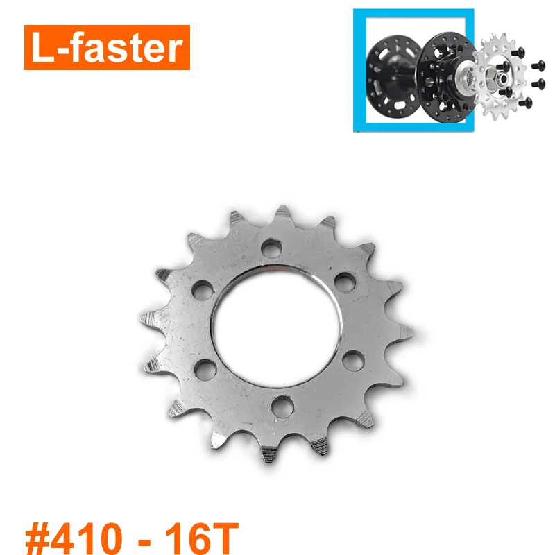 16T фиксированная Шестерня для велосипедного диска фотоболты Фиксированное