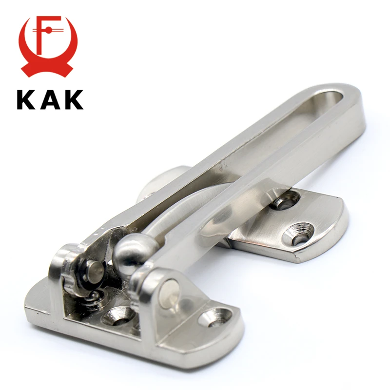Zinc Alloy Hasp Latch Lock Door Chain Anti-theft Clasp Window Cabinet Locks Tools For Home Hotel Security Door Lock Hardware