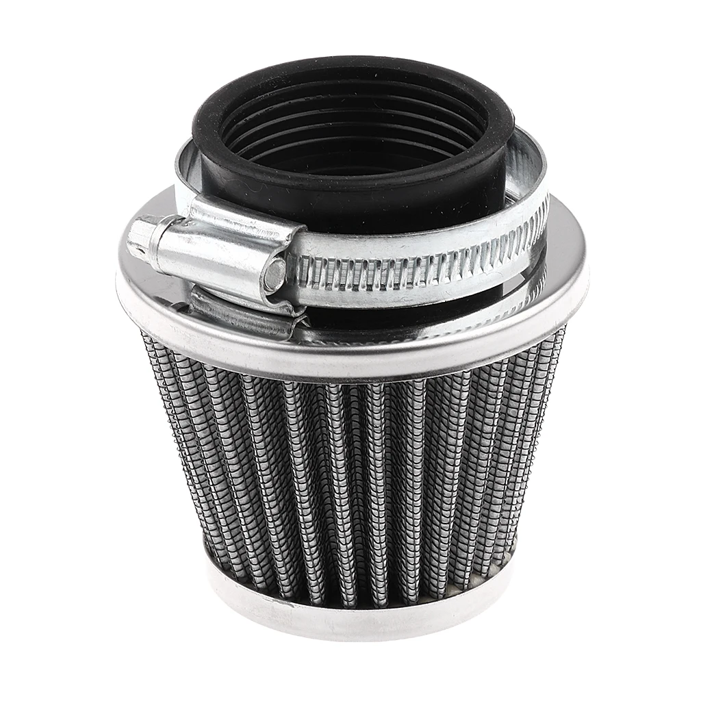 39MM Universal Cone Air Filter For 50cc200cc Gy6 Moped Scooter Atv Dirt Bike