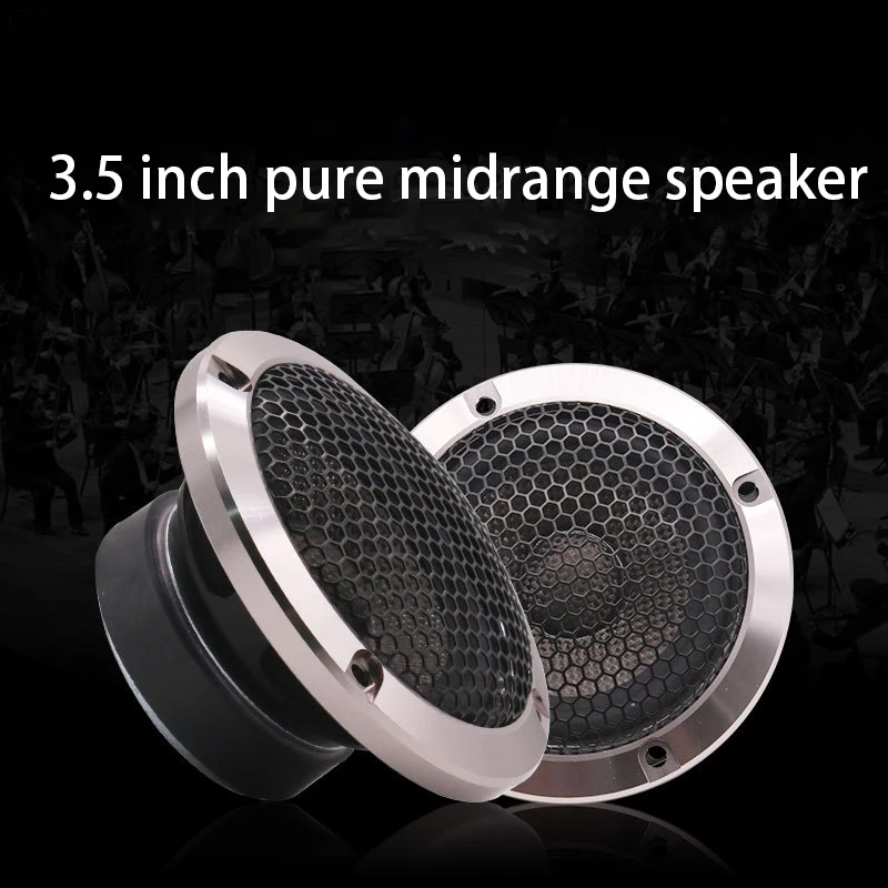 180W4Ohm35inchCarAudioCenterSpeakerDriverUnitMidrangeMid