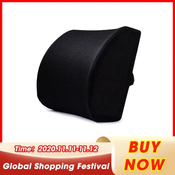 

Multifunction Soft Memory Foam Lumbar Support Backrest Massager Waist Cushion Pad Pillow For Chair Car Seat Pillow Home Office