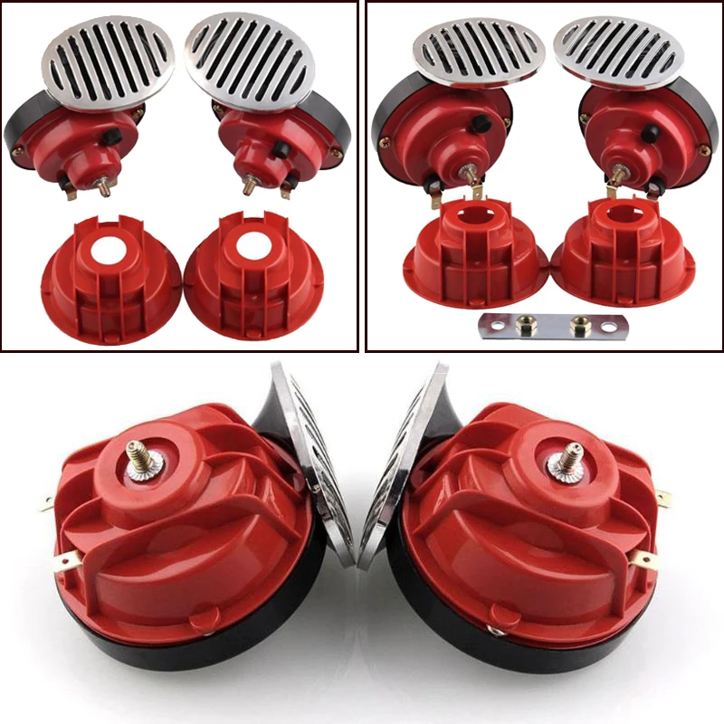 

Boat pair Whistle horn 12V electric air horn Trumpet Train Car Loud Horn Truck RV One Pair Dual 12V Air Sale New