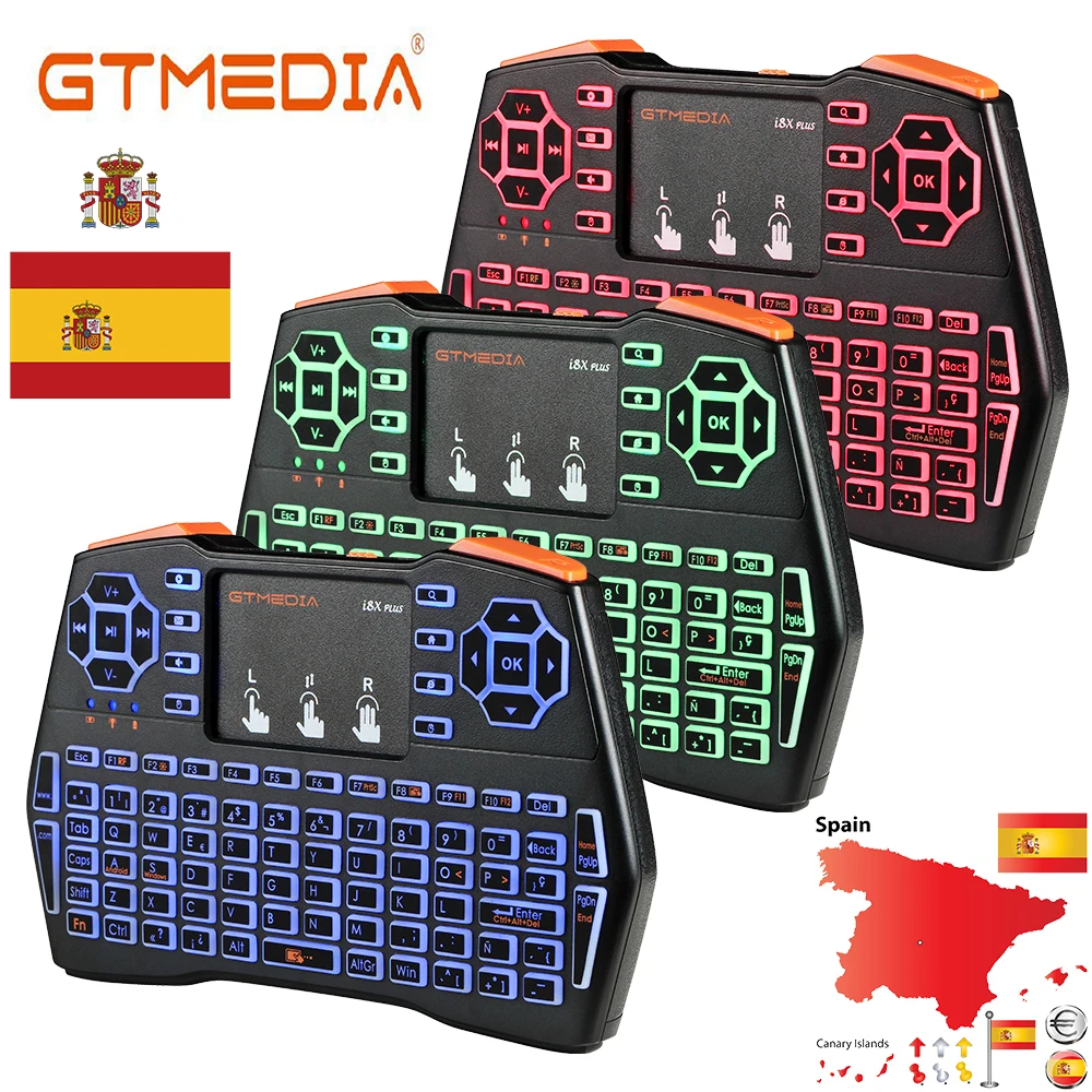 Мини-клавиатура Gtmedia i8X Plus Беспроводная с подсветкой 2 4 ГГц | Компьютеры и офис