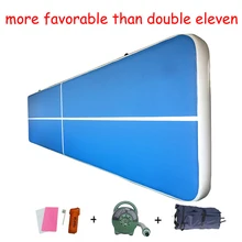 10 м(33 фута) надувная воздушная дорожка Профессиональный коврик для гимнастики Airtrack напольные коврики с бесплатным электрическим воздушным насосом 1200 Вт