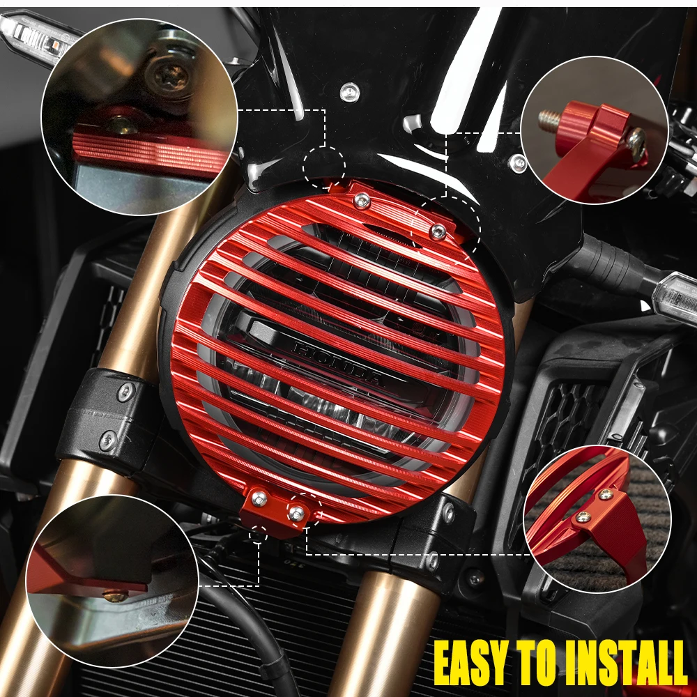 Motorcycle Headlight Grill Cover Guard Protector for Honda Motorcycle Headlight Grill Cover Guard Protector for Honda