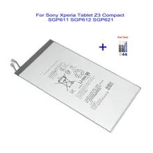 1x 4500mAh LIS1569ERPC Replacement Battery For Sony Xperia Tablet Z3 Compact  SGP611 SGP612 SGP621 Batteries + Repair Tools Kit