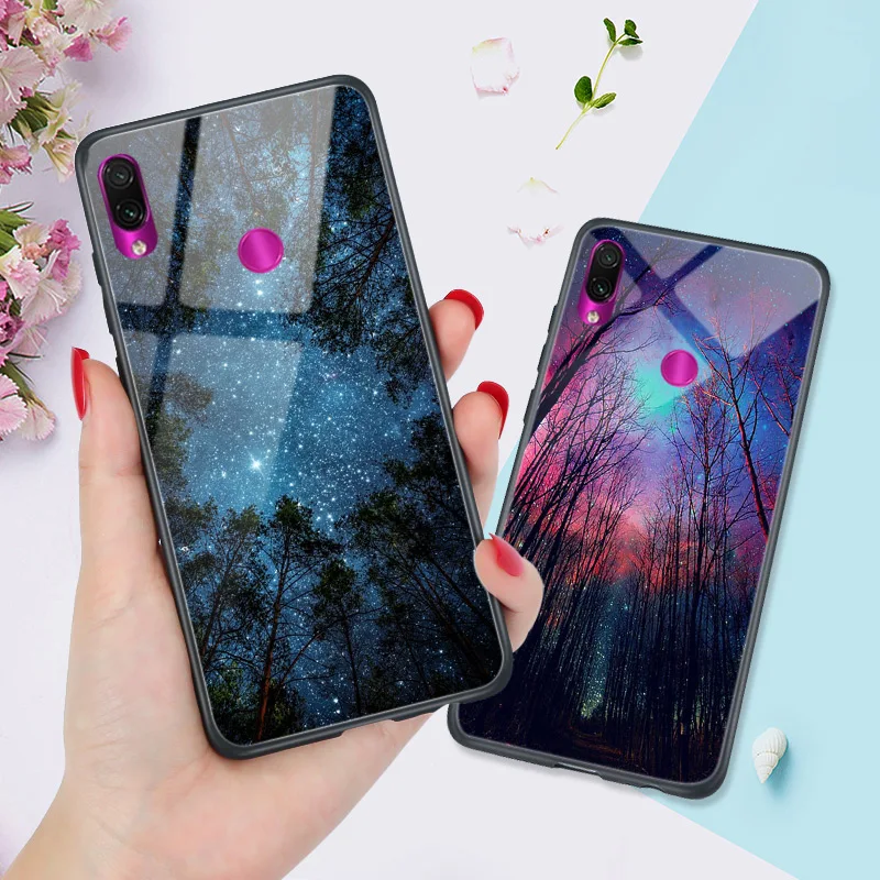 Яркий мягкий силиконовый чехол со звездным небом для Redmi Note 8 PRO T 7 6 5 5A Prime 6A 7A 8A