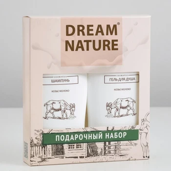 

Gift set for women Dream Nature "Goat's milk" 250 ml 4734132