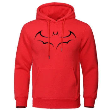 

2020 Autumn Winter Men's Hoodies Cotton Fashion Tops Batman Print Sweatshirts Casual Male Clothing Streetwear Quality Pullovers