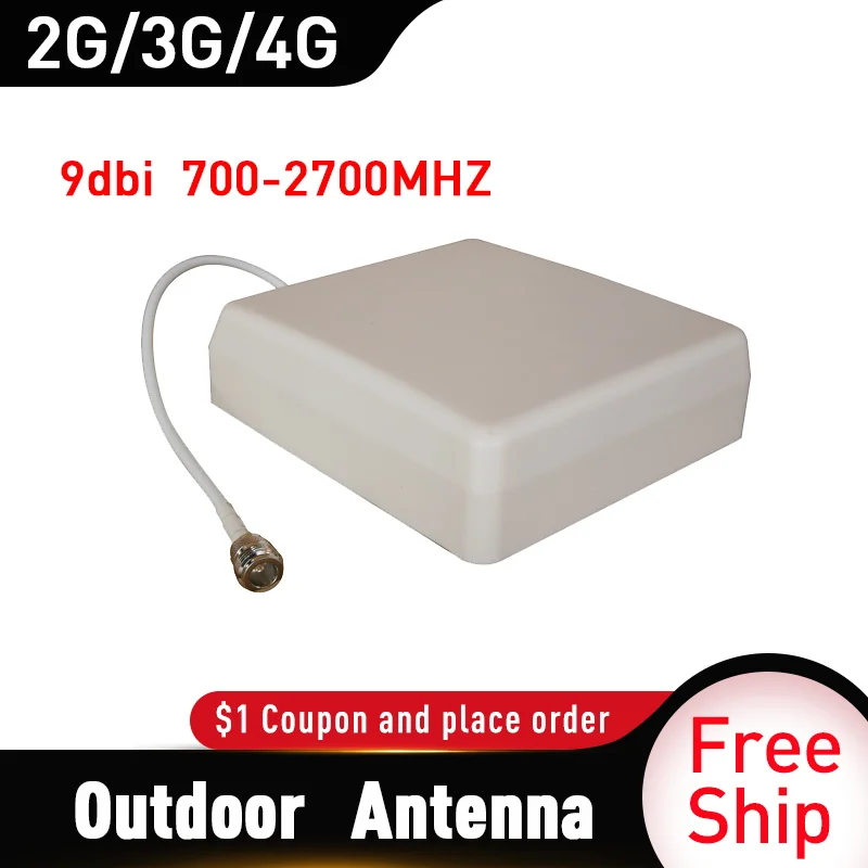 2G 3g 4G панельная антенна 700-2700MHz CDMA GSM DCS LTE наружная антенна gsm повторитель сигнала для сотового телефона 4g Мобильный усилитель антенны