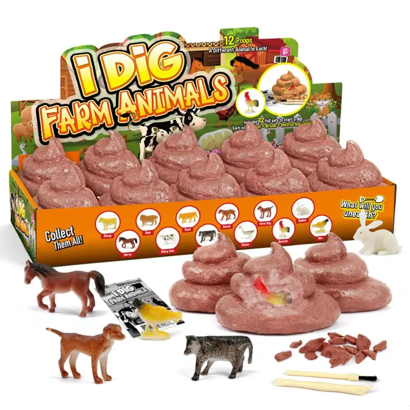 12 шт. Sea Life Копать Комплект раскопки ствол игрушка для 7 лет подарок для 7 лет