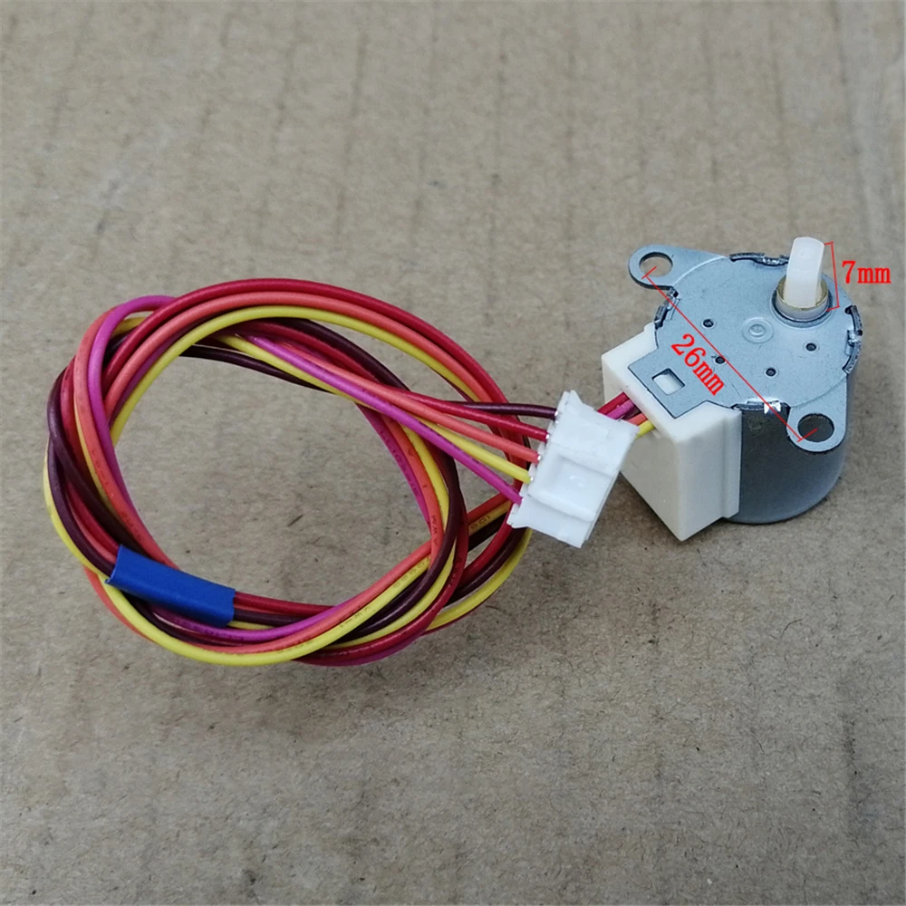 Air Conditioner Wind Deflector Step Motor Swing Leaf Synchronous Swing Indoor Hanging 12V 1Pcs For Panasonic 20BYJ46 air conditioner parts air conditioning accessories
