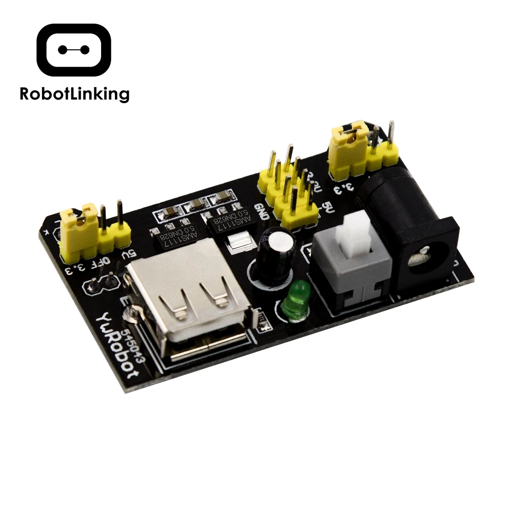 Power Supply Module 3.3V/5V For Arduino Board Solderless Breadboard ...
