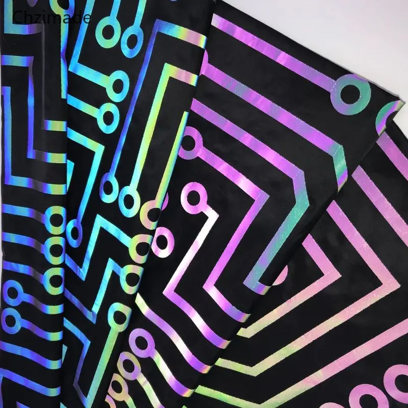 45x150 см Сетка нейлоновая ткань для шитья Радужная Ночная Радужная отражающая ткань для сумки Подушка Швейное Ремесло «сделай сам»