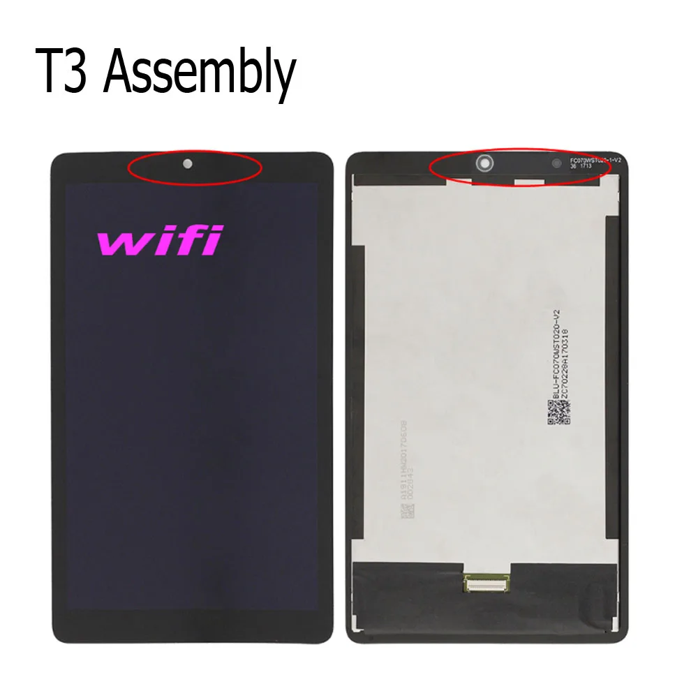WEIDA/LCD Замена 7 &quotдля Huawei MediaPad T3 0 3G/Wi Fi ЖК дисплей с сенсорным экраном в сборе BG2 W09 U01