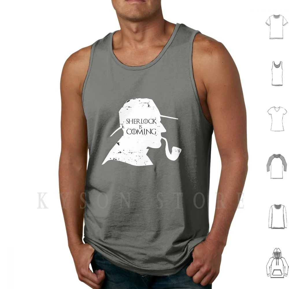 Sherlock Tank Tops Vest 100% Cotton 