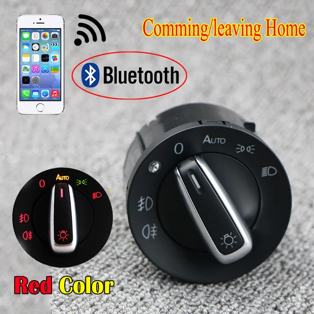 US $37.60 Bluetooth AUTO Headlight Head Lamp Switch Light Sensor Module Upgrade For VW Golf Jetta MK5 6 Tigua