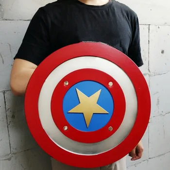 

44CM Avengers Captain America Shield Cosplay Figurine Dolls Toys PU Action Figure Collectible Model Toy Kids Gift