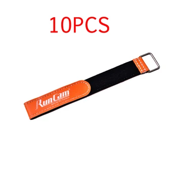 

10pcs Runcam Magic Tie 20mm Width 220mm Length High Strength Non-slip Camera Battery Ribbon Strap Leather 5inch for RC FPV Drone