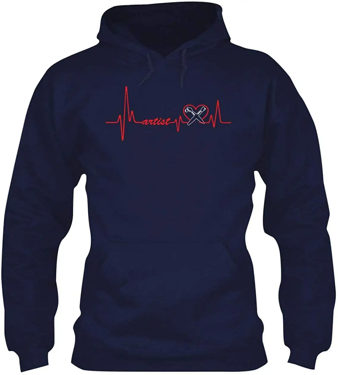 TSDFC Artist Heartebat Hooded Sweatshirt Long Hoodie Design |