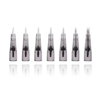 

100PCS Disposable Tattoo Cartridge Needles Sterilized Permanent Makeup Needle Eyeliner Eyebrow Lip Machine Pen Professional Tool