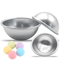 6pcs/set Bath Bomb Molds Aluminum Alloy Ball Sphere Bath Bomb Mold Cake Baking Pastry Mould Dropship