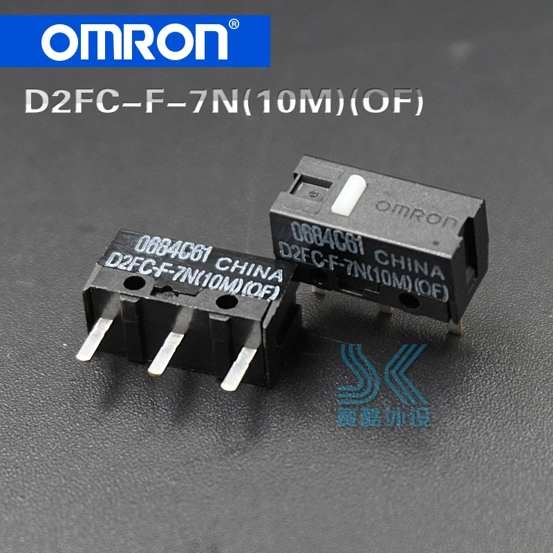 Мышь Omron Micro Switch D2FC-F-7N(10 м)(из) Кнопка подходит для 20 м 50 м Steelseries Sensei310 мышь logitech G102 GPRO G302 2 шт