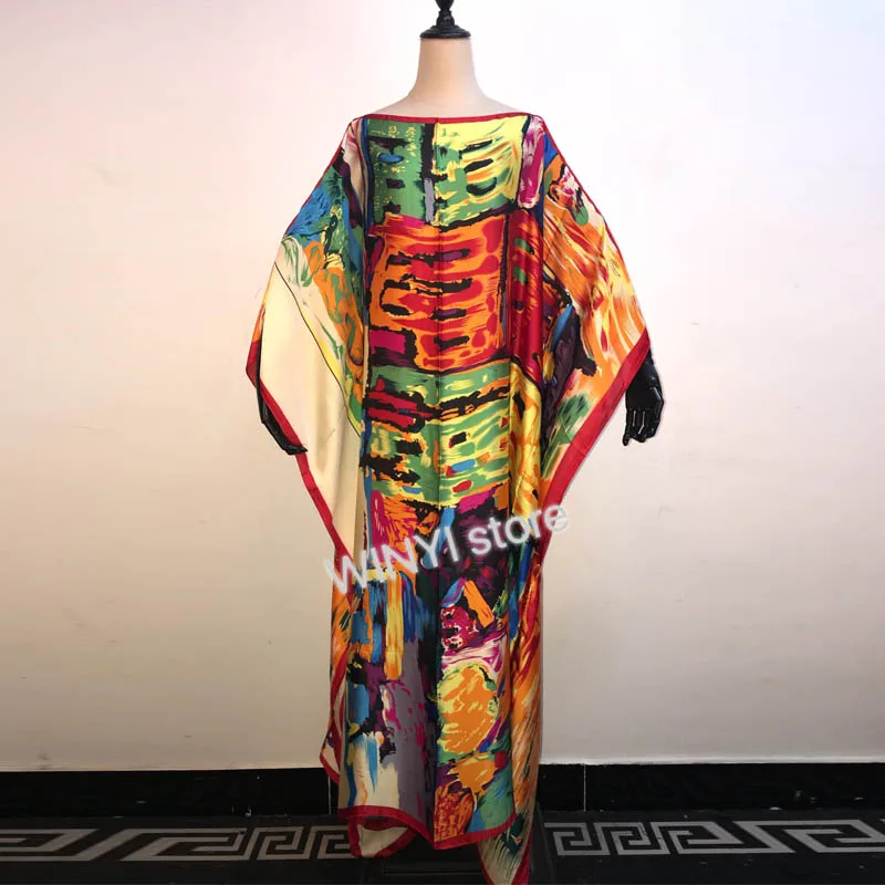 

Loose free size New style African women's clothing Dashiki fashion Printed shawl and hooded cape robe long dress