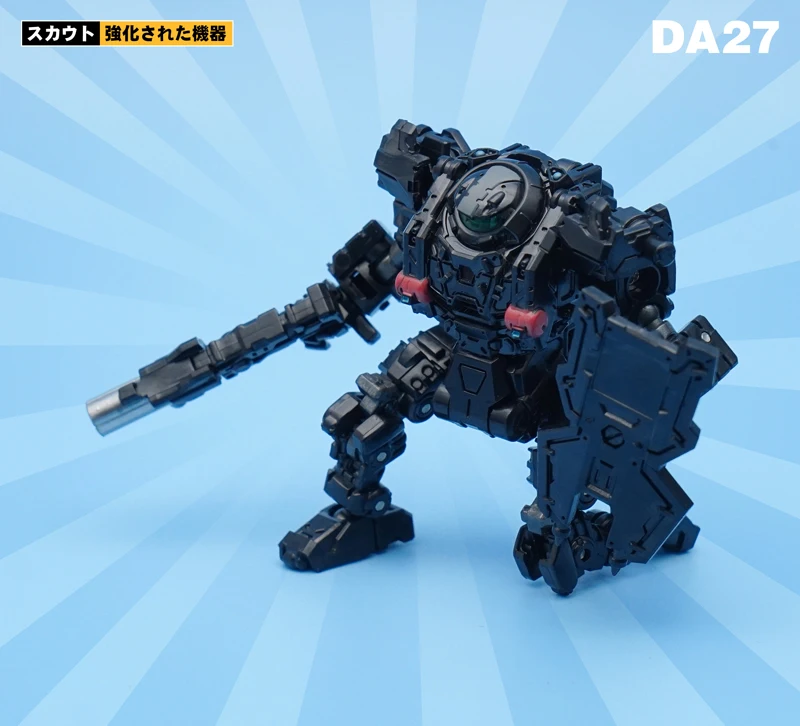 MFT трансформация DA27 DA-27 Diaclone power ed-suit power Suit Black Mech Solider Lost Planet фигурка игрушки