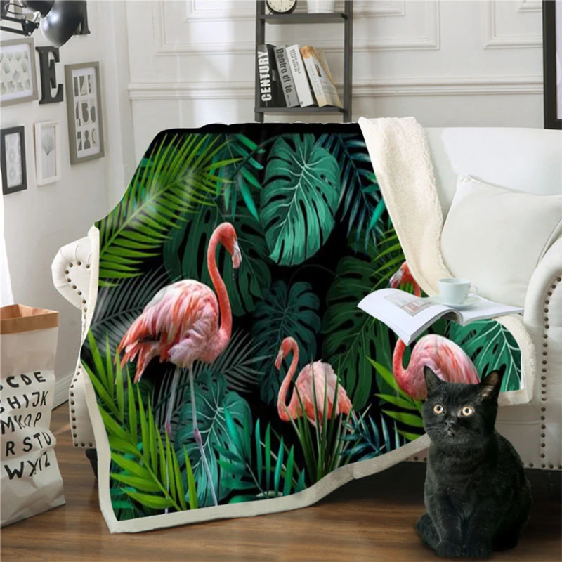 

Blankets for Beds Flamingo Pattern Blanket Sofa Blanket 150cmX200cm Hooded Blanket Weighted Blanket Blanket Sweatshirt Wearable