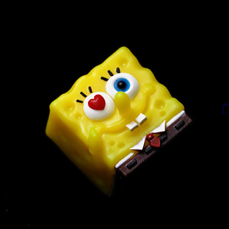 Губка Боб Смола ключ крышка для Cherry Mx Переключатель Механическая игровая клавиатура красочные ESC ключ крышка DIY клавиатура украшения желтый розовый