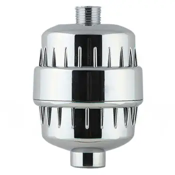 

Activated Carbon Bathroom Water Purifier Single Effluent Water Purifier High Porosity Silver ABS Household Accessories