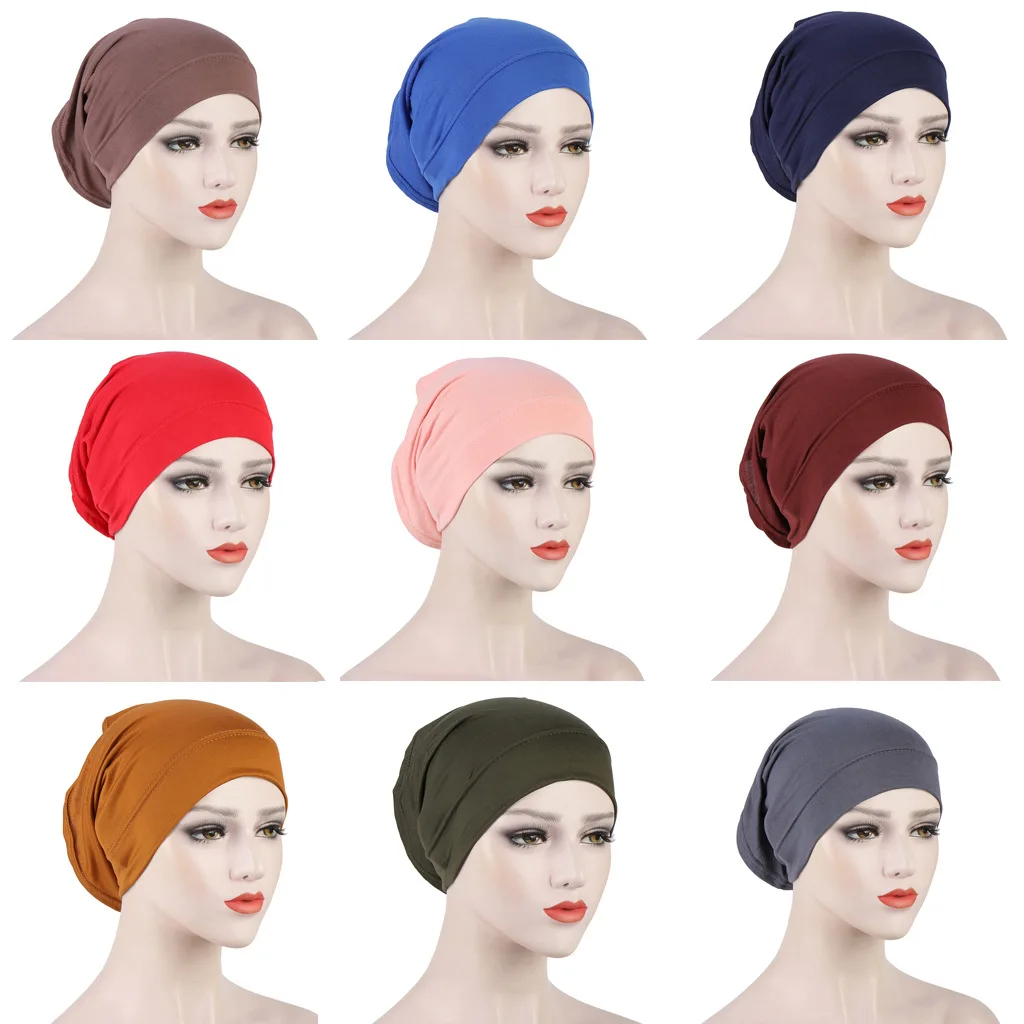 Inner Hijab Cap Muslim Turban Islam 