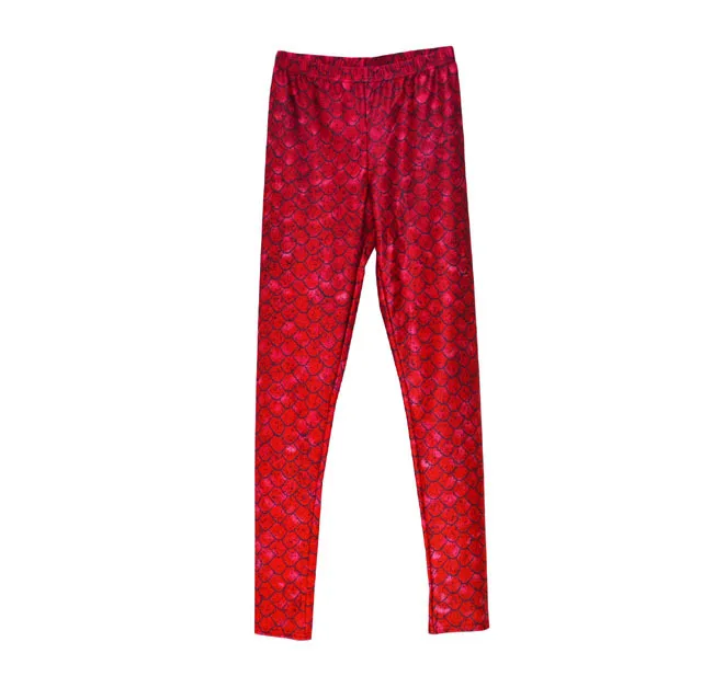 

Star Digital Printing Mermaid Leggings Scale Skinny Pencil Pants WOMEN'S Pants Color Printed Pants