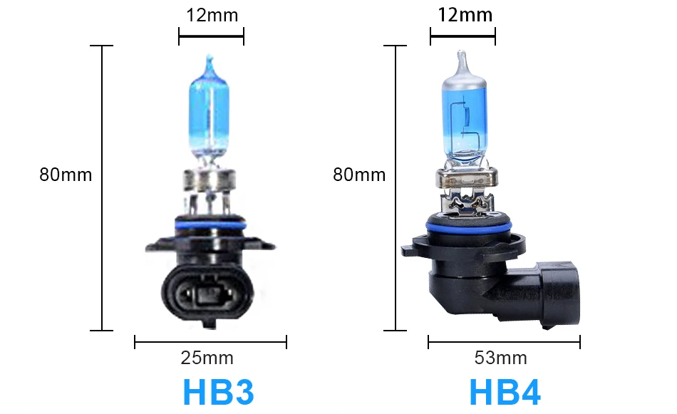 Галогенные лампы OSRAM H7 H1 H3 H4 дальний и ближний свет H9 H11 Противотуманные фары 9005 9006 HB3 HB4 9003 12V 5000K белые автомобильные фары