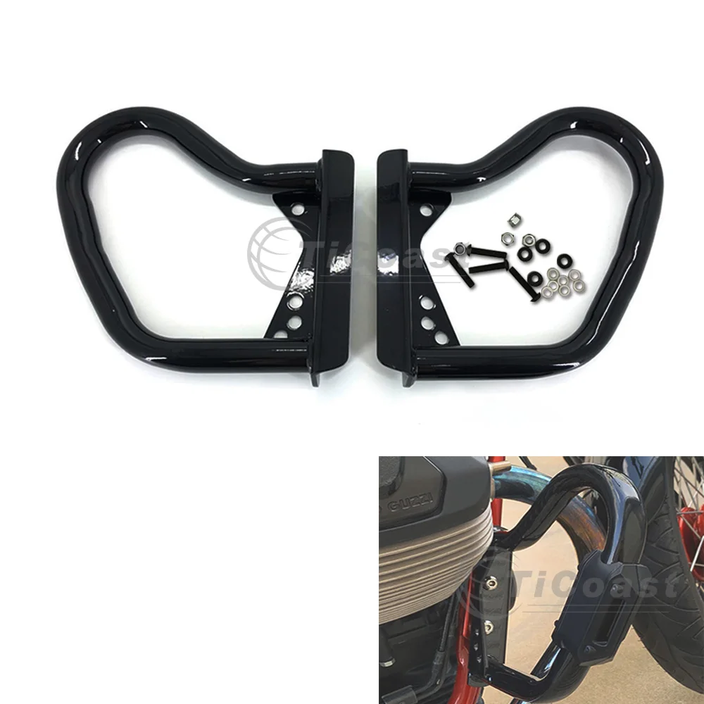 Protezione Del Motore Buffer Frame Paraurti Highway Crash Bar Protector Per Guzzi V7 Iii Stone/Special 2017 2018 V9 Roamer Bobber 2016-2018