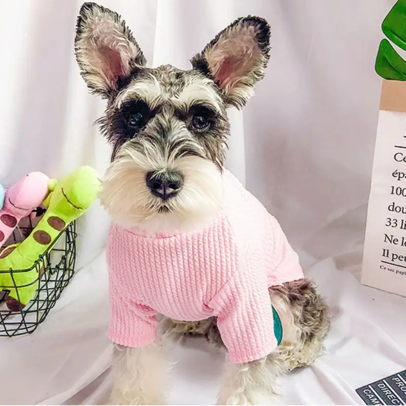 

Pet Thickening Knitting Costume Turtleneck Dogs Sweater Knitted Jacket Puppy Winter Warm Clothes
