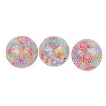 Разноцветный Пляжный мяч морские животные пляжный мяч пляжная игрушка надувная семья