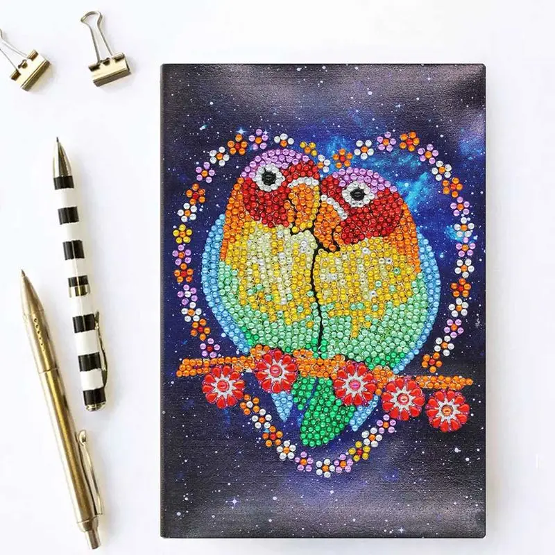 50 Pages Diamond Painting Notebook Peacock DIY Special Shaped Embroidery Cross Stitch A5 Diary Book Craft 50 Pages Diamond Painting Notebook Peacock DIY Special Shaped Embroidery Cross Stitch A5 Diary Book Craft