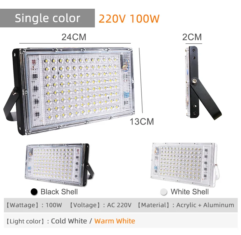 IP65 impermeável LED Flood Light, Street Reflector