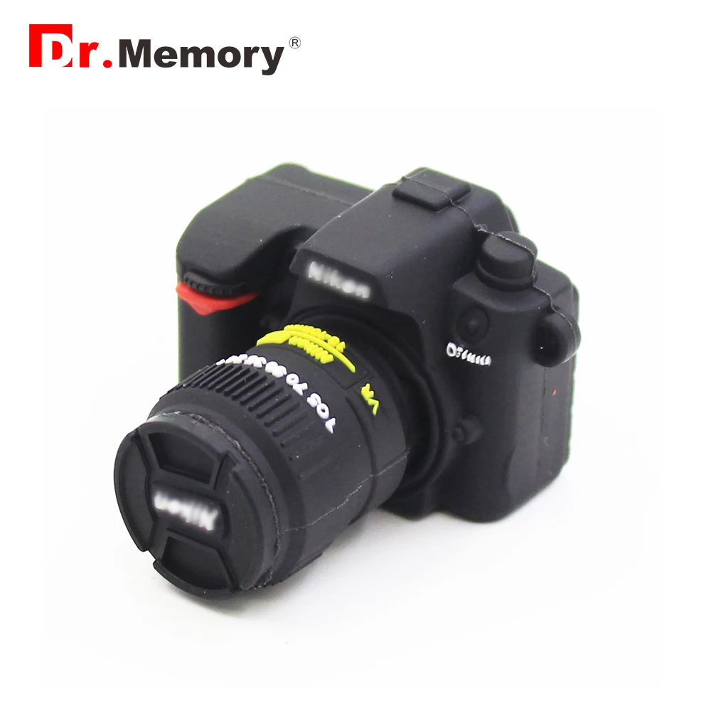 Мини-камера SLR модель USB флэш-диск sd-карта памяти накопитель силиконовый милый Fanny подарок флеш-диск USB 2,0 палка
