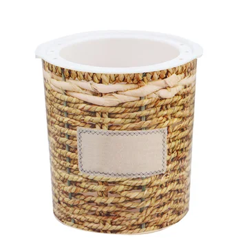 

Flower Pot Handmade Wicker Weave Braided Wedding Decoration Basket Desktop Table Decor PI669