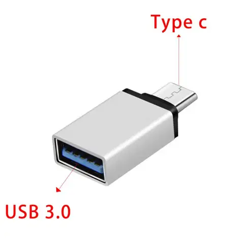To USB 3.0 OTG Cable Adapter Type C Converter for Samsung Huawei P20 OTG Adapter