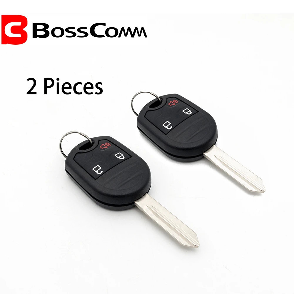 Bosscomm 2 Car Key Remote для Ford F150 F250 F350 Explorer Edge Escape Flex 3 кнопки без ключа входа Fob|Ключ от