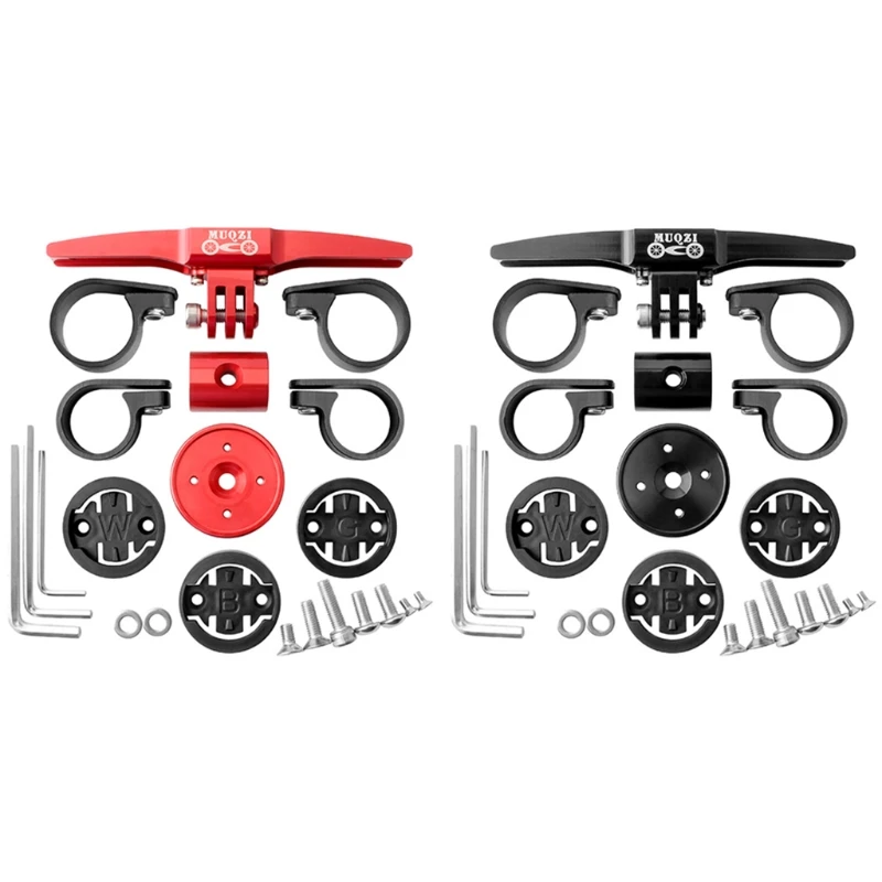 

Muq-zi Bicycle TT Bar Support Sport Camera Bracket Triathlon Handlebar Computer Mount Holder for Wa-hoo Gar-min Bry-ton
