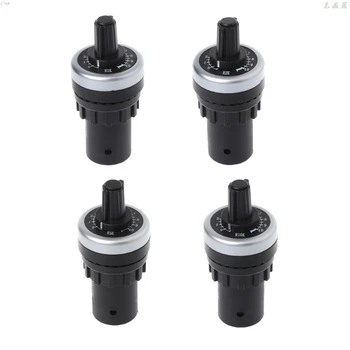 

LA42DWQ-22 1K 2K 5K 10K 22mm Diameter Pots Rotary Potentiometer Converter Governor Inverter Resistance Switch L29K