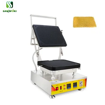 

Electric wafer biscuit sheeter machine egg roll baking machine ice cream cone shell maker machine wafer pressing machine