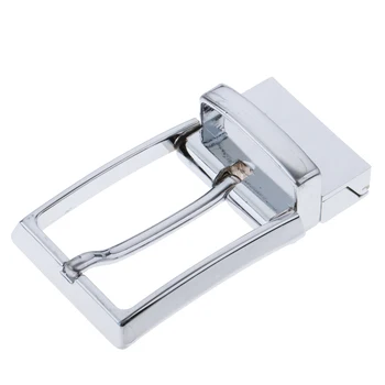 

Alloy Reversible Belt Buckle Replacement - Single Prong Rectangular Pin Belt Buckle - Fit for 33mm/1.3 inch Strap