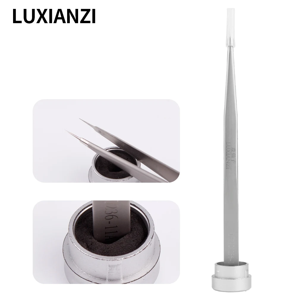 Electronics Industrial Precision Stainless Steel Tweezers 1PC